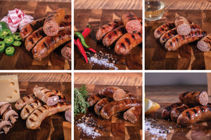 wild game sausage sampler